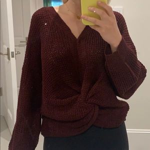 Blu Pepper Maroon sweater